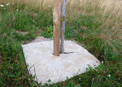 Hanfmulchscheibe 56 cm – Bodenschutz im Weinberg für ca. 2 Jahre