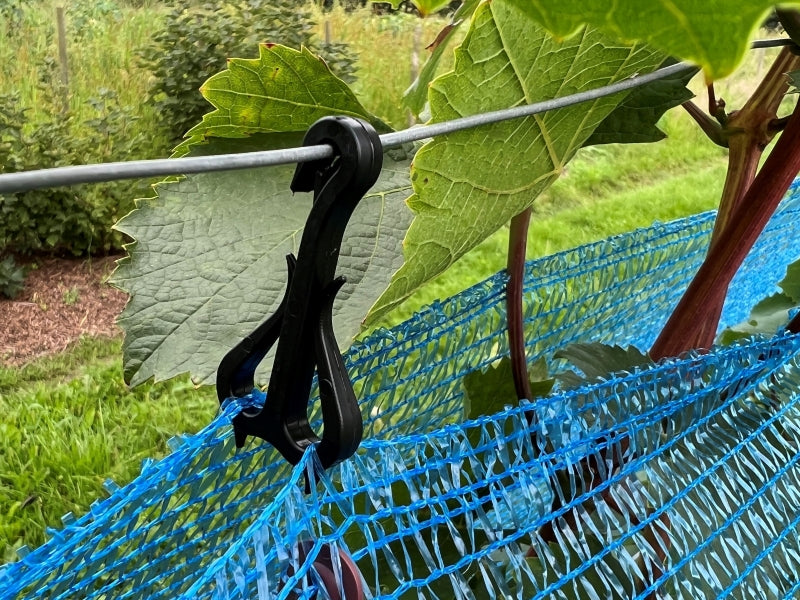 Netzhalter für Weinbau Schutznetze, schwarz