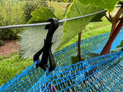 Netzhalter für Weinbau Schutznetze, schwarz